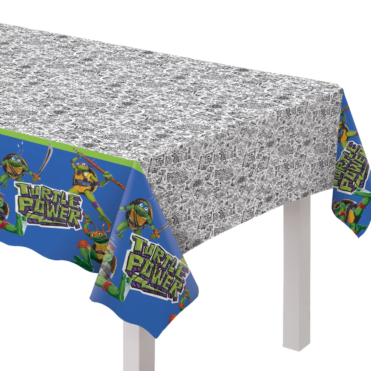 TMNT: Mutant Mayhem Plastic Table Cover