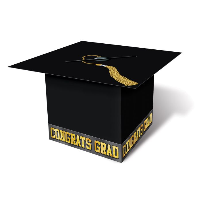 Grad Hat Box Grad Cap Card Box - Ultimate Party Super Stores