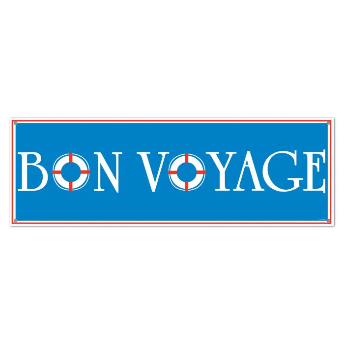 Bon Voyage Sign Banner