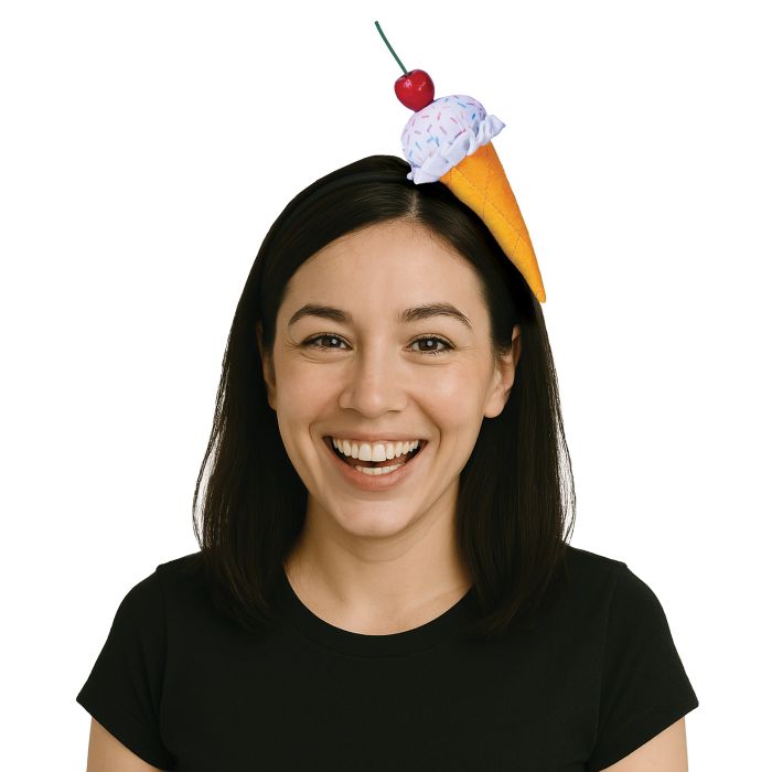 Ice Cream Cone Headband