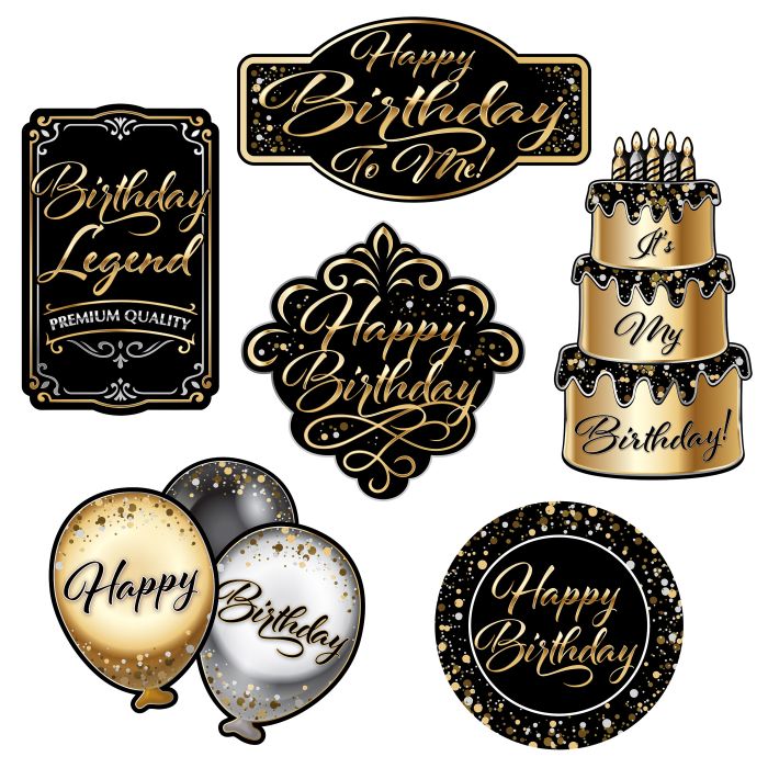 Happy Birthday Cutouts