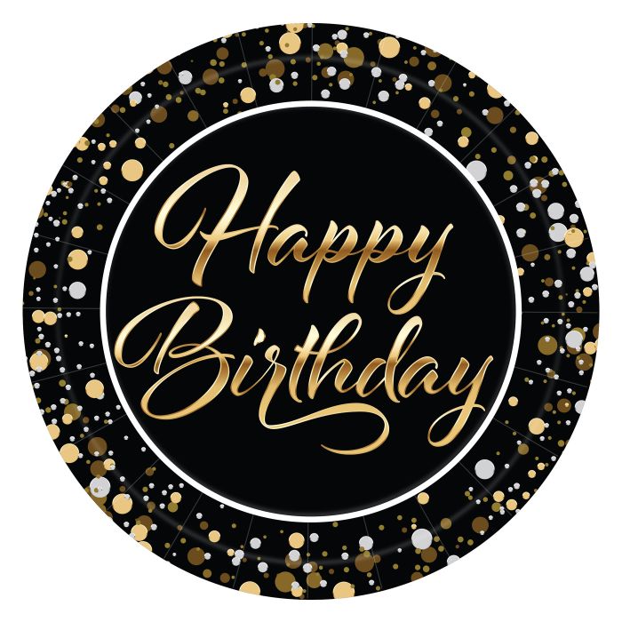 Happy Birthday Plates
