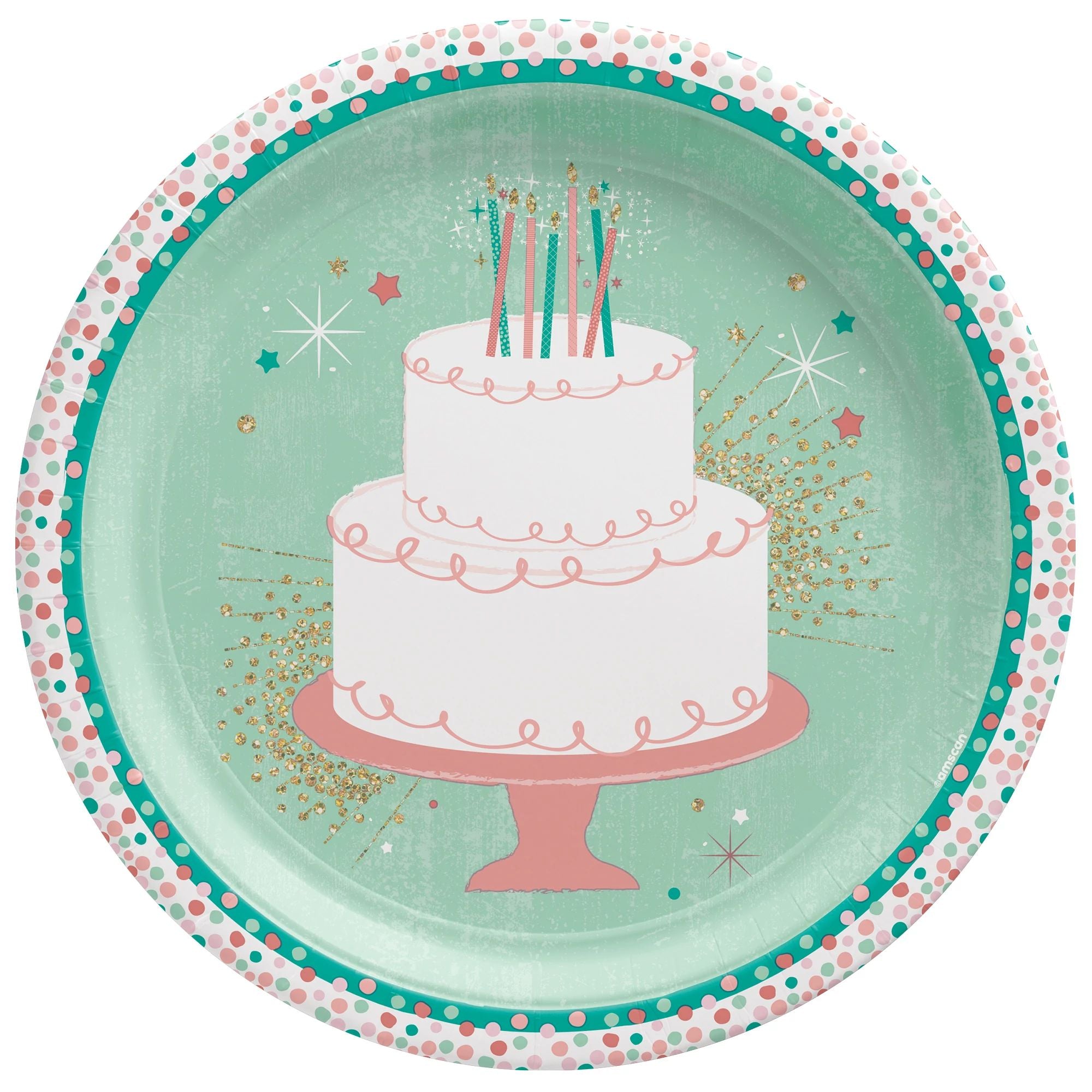 Happy Cake Day 10 1/2" Plates