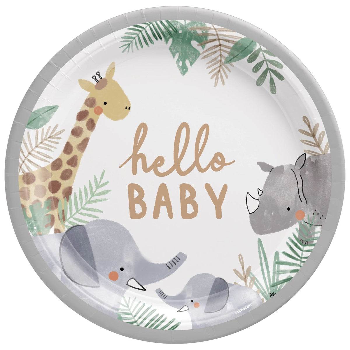 Soft Jungle 10 1/2" Round Plates
