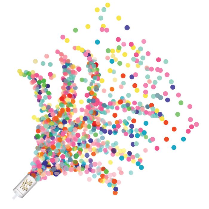 Push Up Confetti Poppers - 8 Ct.