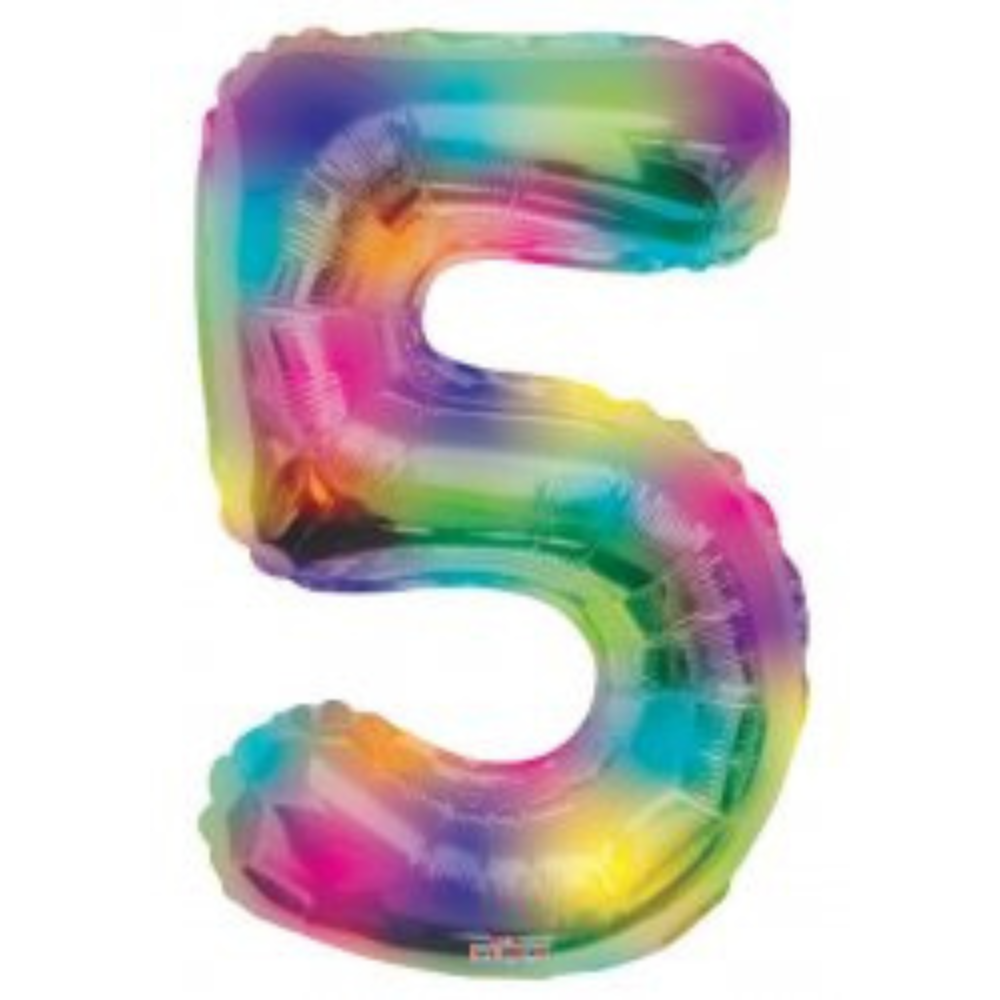 34" PKG NUMBER'S MULTICOLOR SHAPE
