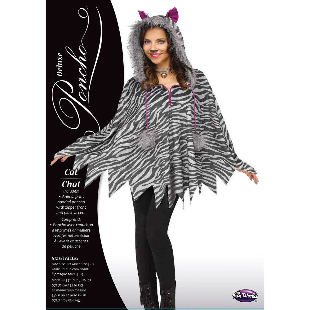 Fantasy Pet Poncho Assortment - Adult