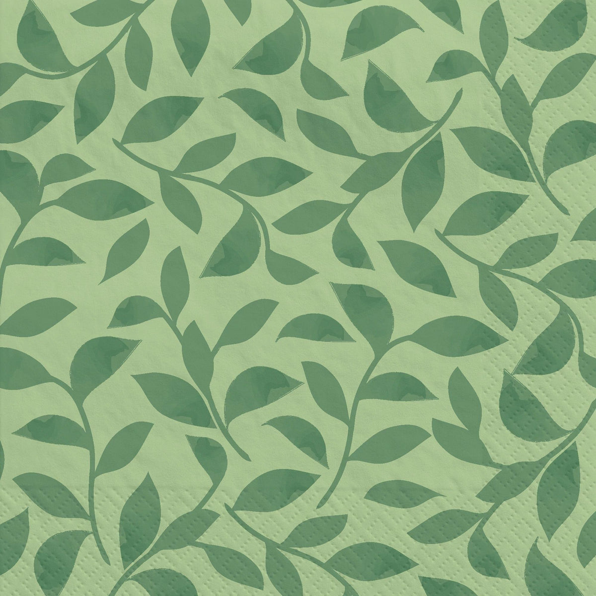 Printed Beverage Napkins - Jade