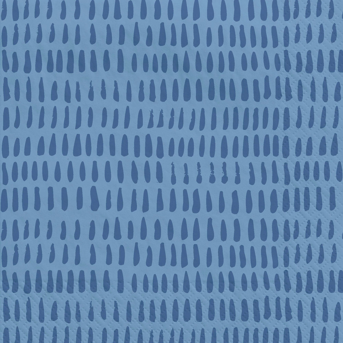 Printed Beverage Napkins - Indigo