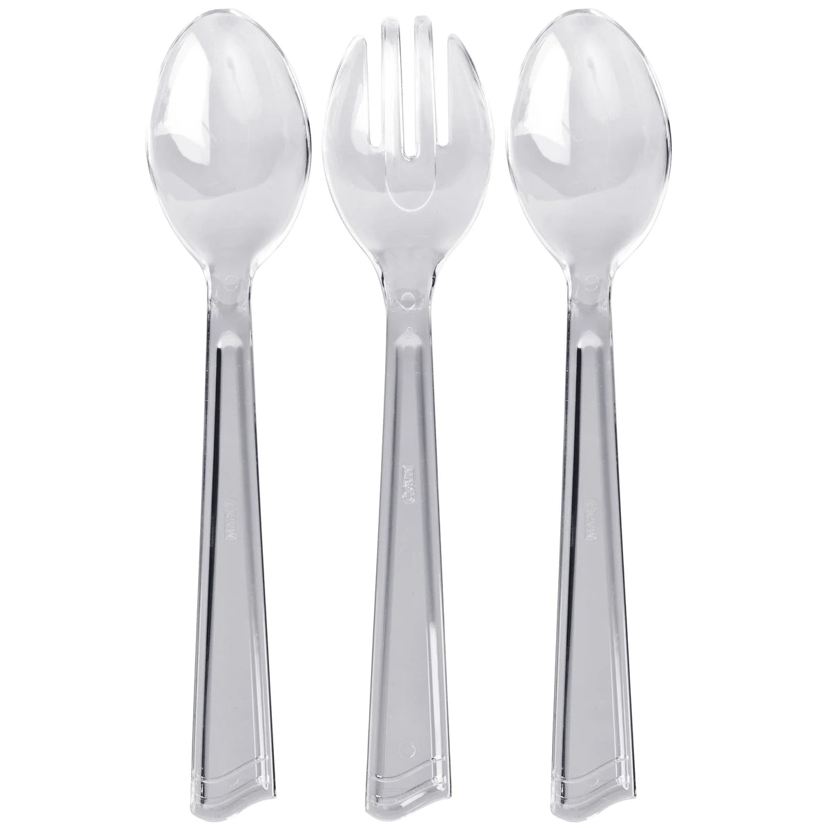 Clear 3-Pack Serving Utensils Set