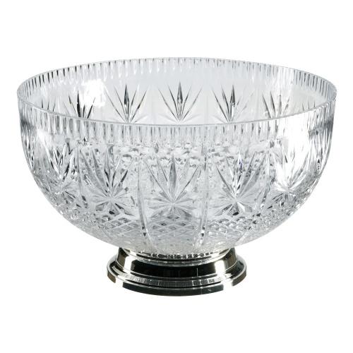 12qt Premium Heavy Weight Plastic Crystal Clear Serving Bowl