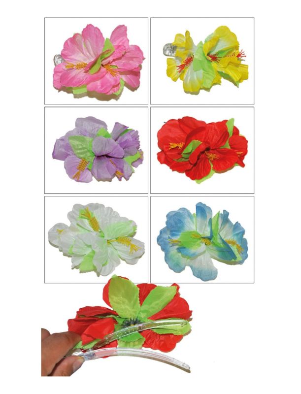 Hibiscus Flower Hairclip - 1 ct.