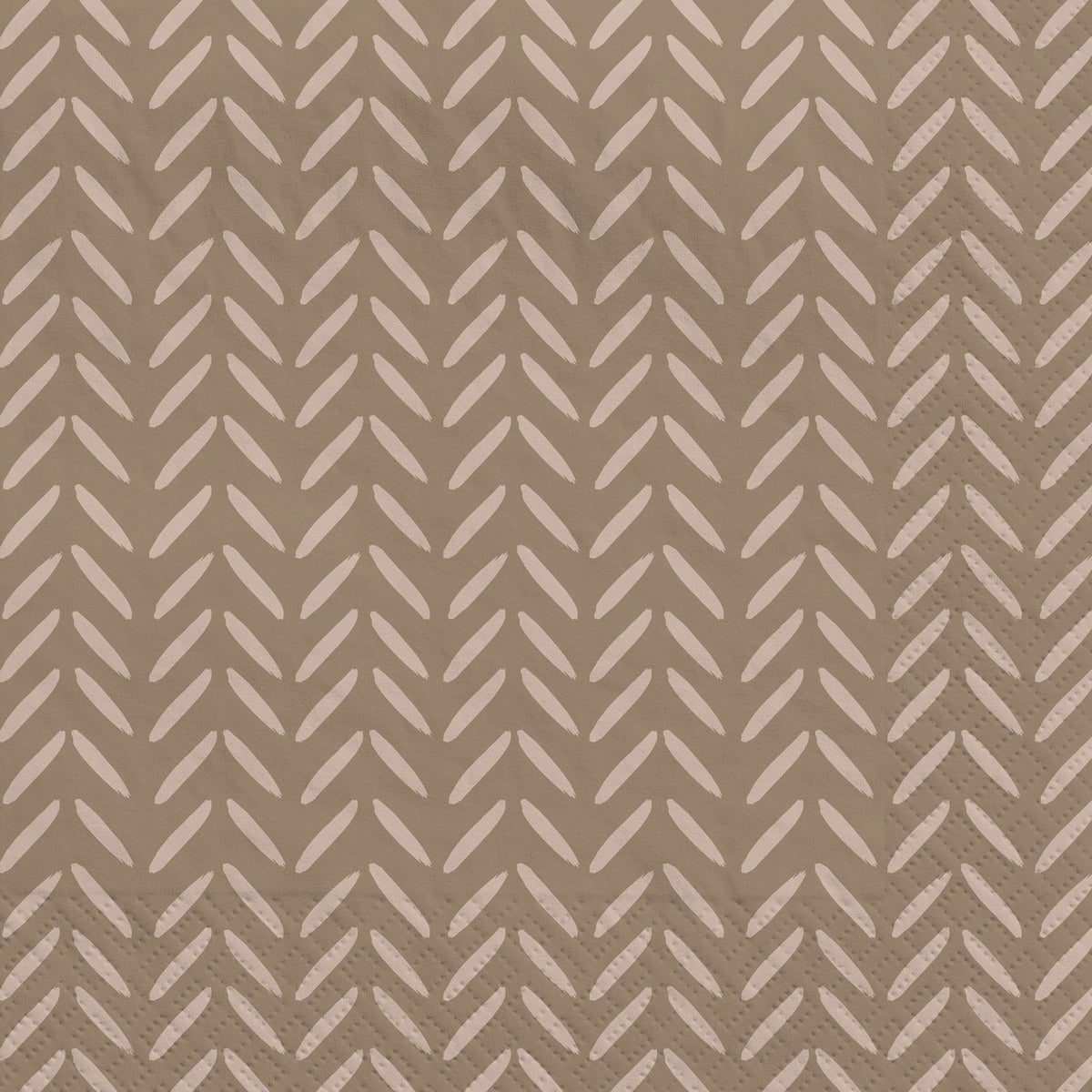 Printed Luncheon Napkin, 40ct. - Taupe