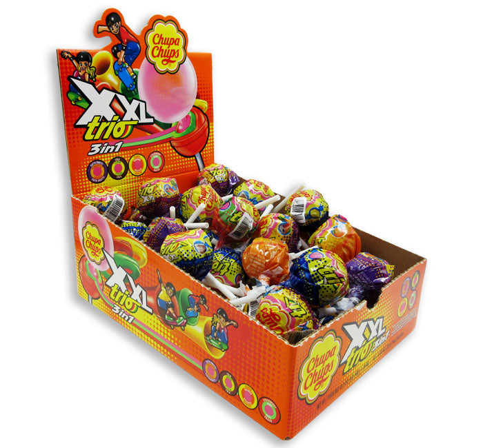 CHUPA CHUPS XXL 3 FLAVORS IN 1 LOLLIPOP