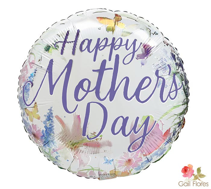 E003 17&quot; HAPPY MOTHER&#39;S DAY SPRING FOIL BALLOON