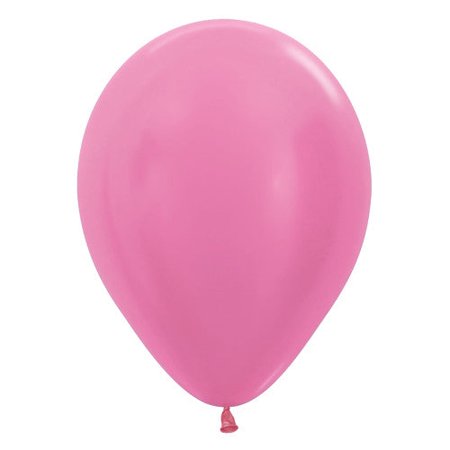 11 Inch Sempertex Pearl Fuchsia Balloons (100 Pack) - Party Supplies Decorations 