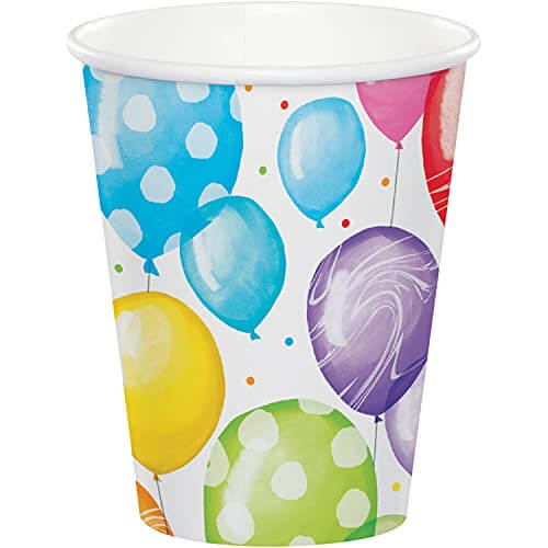 Balloon Bash Hot & Cold Paper Cups