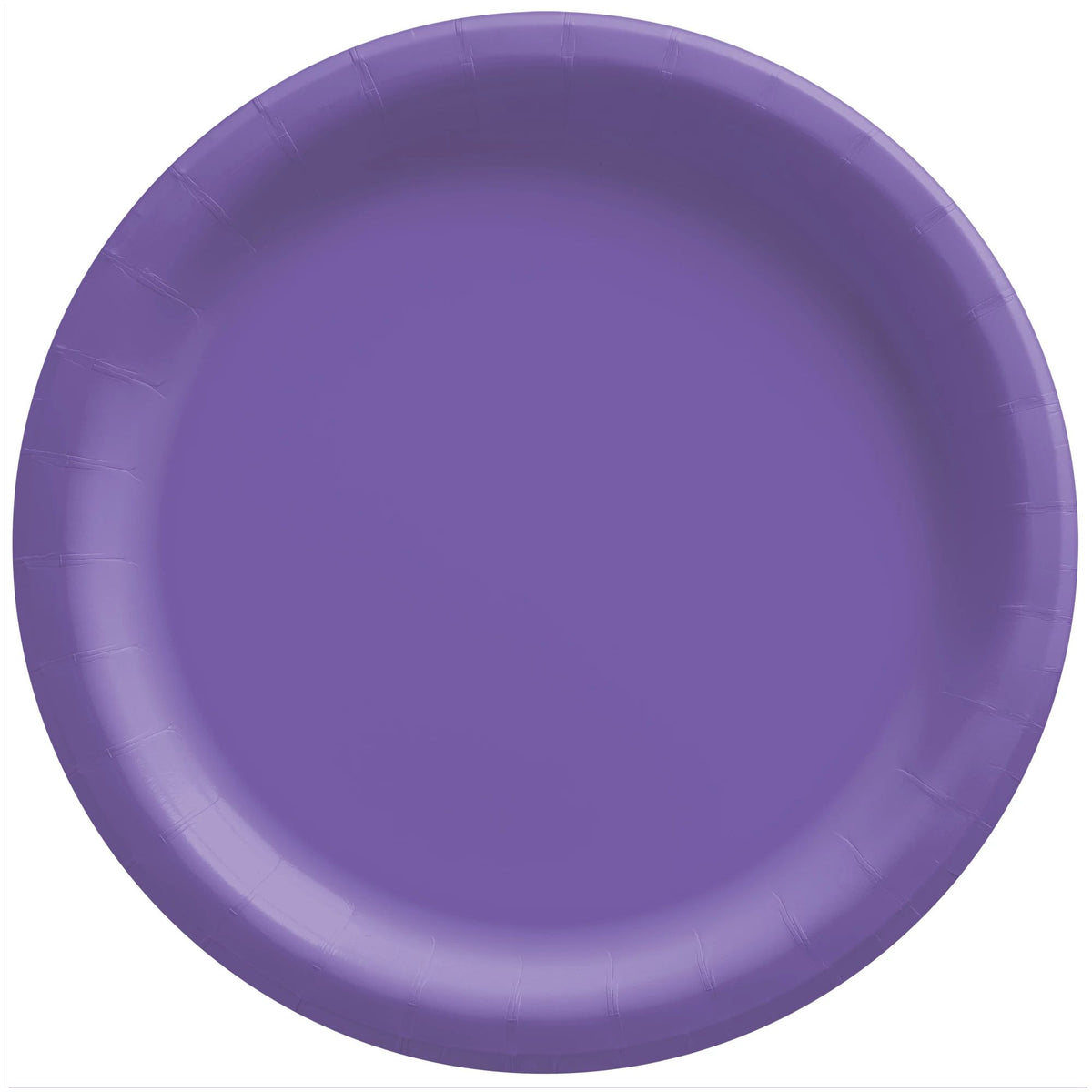 New Purple - 6 3/4&quot; Round Paper Plates, 50 Ct.