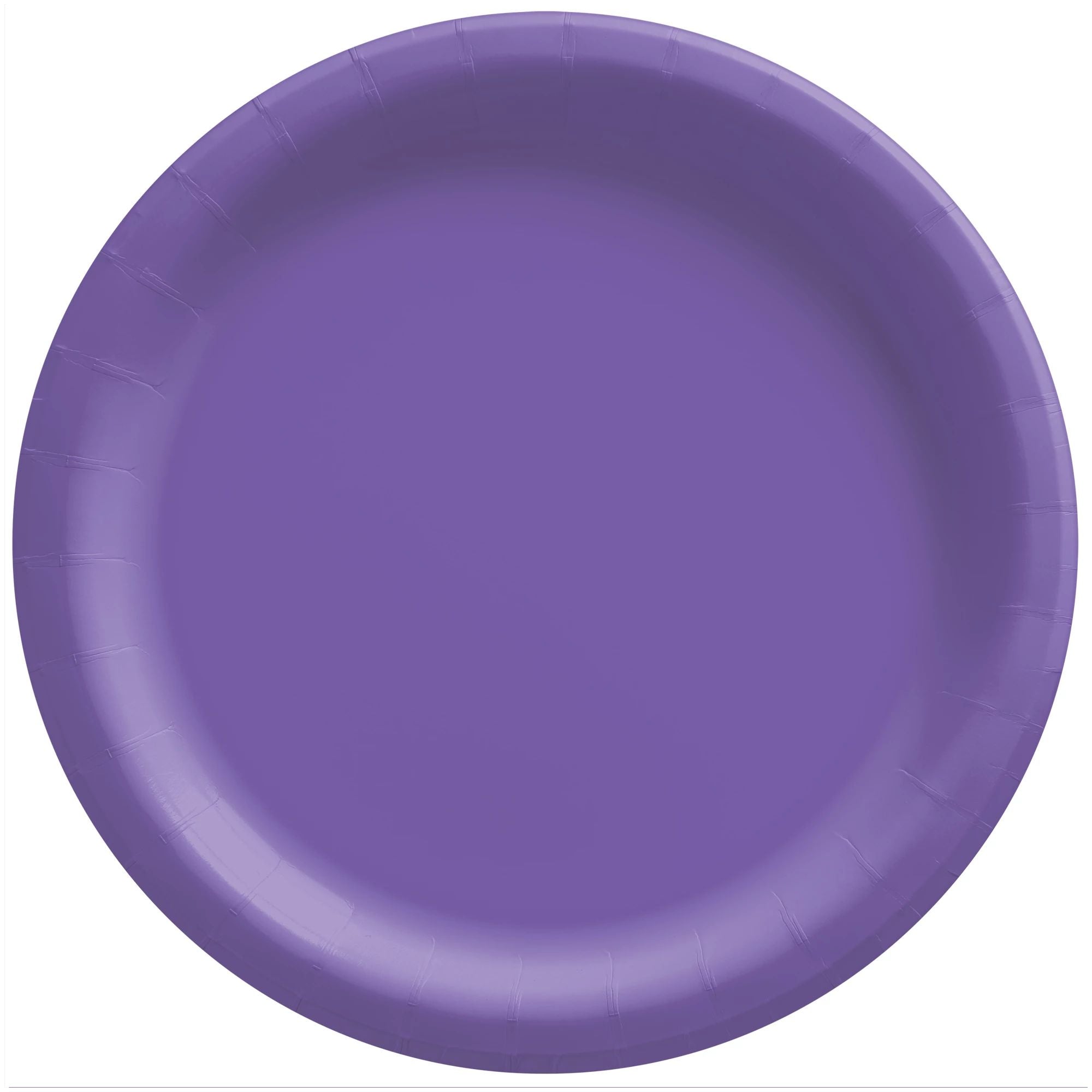 New Purple - 6 3/4" Round Paper Plates, 50 Ct.