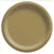 Gold - 6 3/4" Round Paper Plates, 20 Ct.