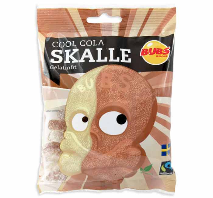  BUBS COLA SKULLS PEG BAG 16CT