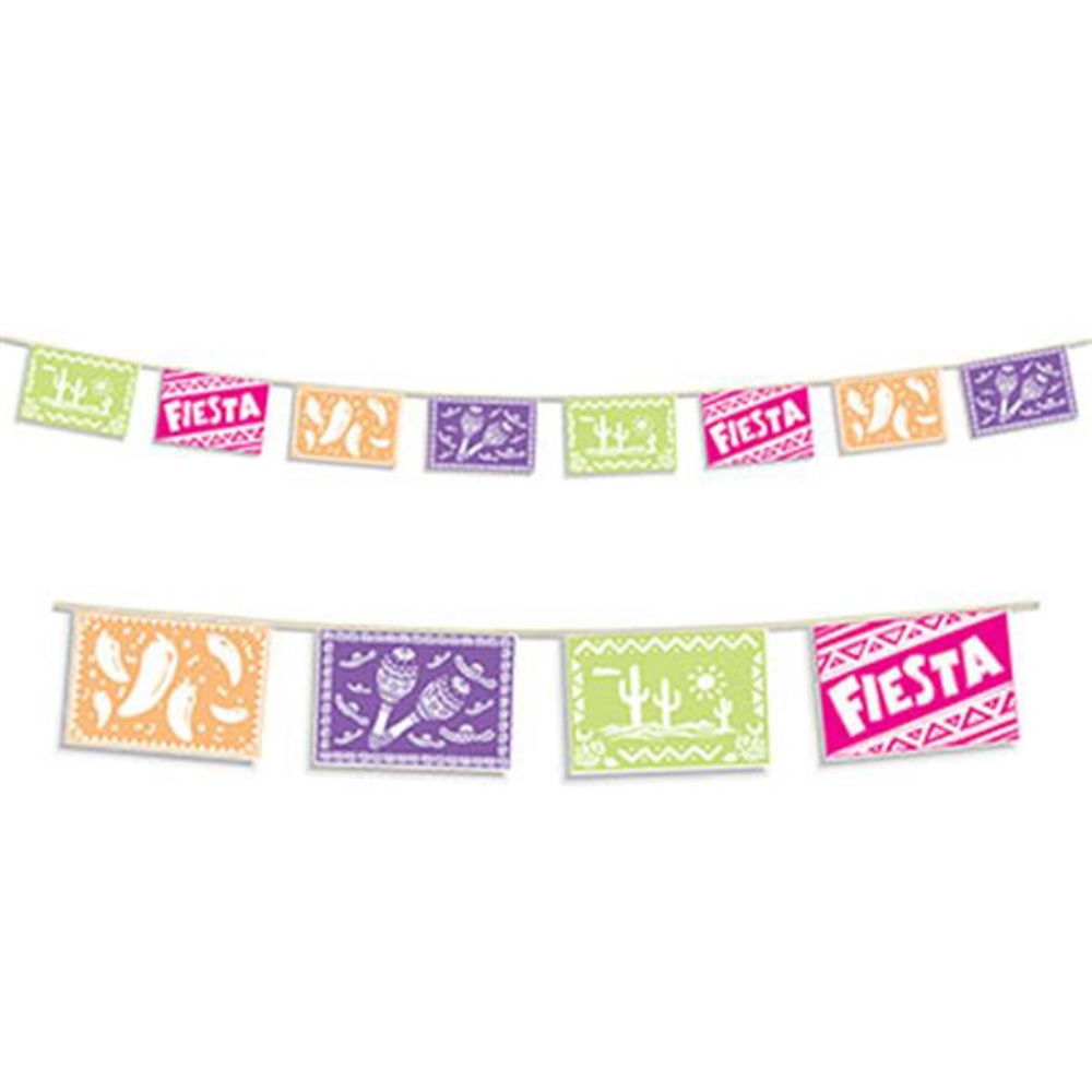 Fiesta Picado Style Pennant Banner Case of 12
