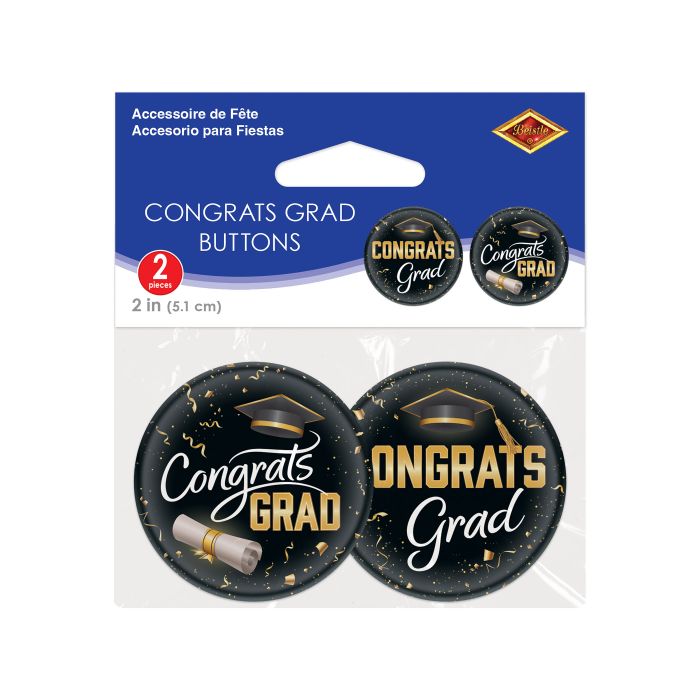 Congrats Grad Buttons