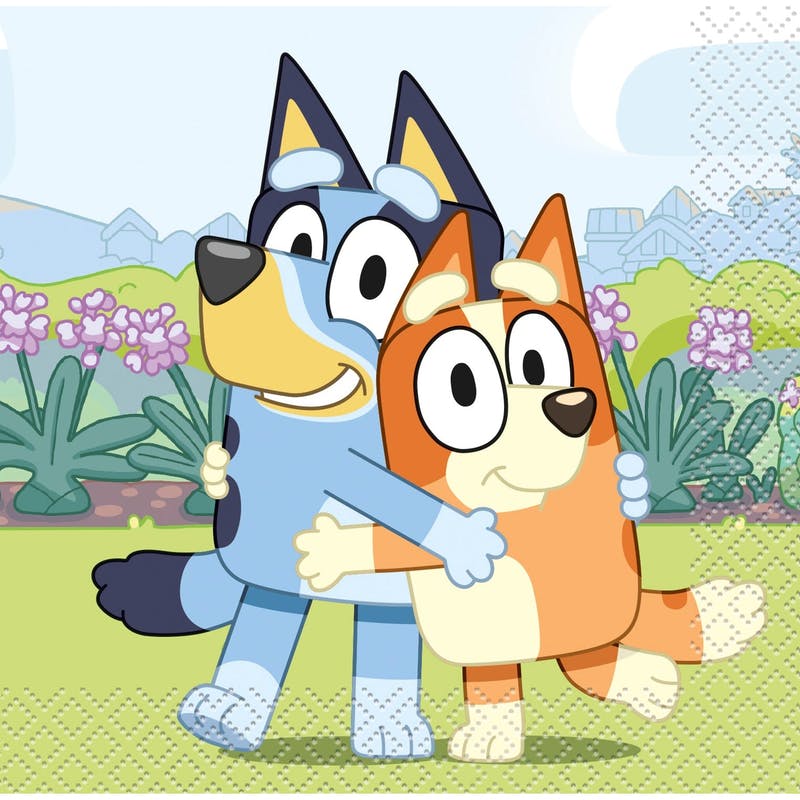 Bluey Beverage Paper Napkins, 16 Count