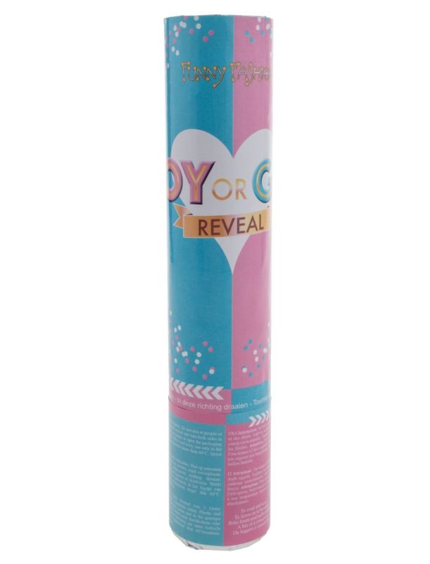 Confetti Cannon - Gender Reveal Boy