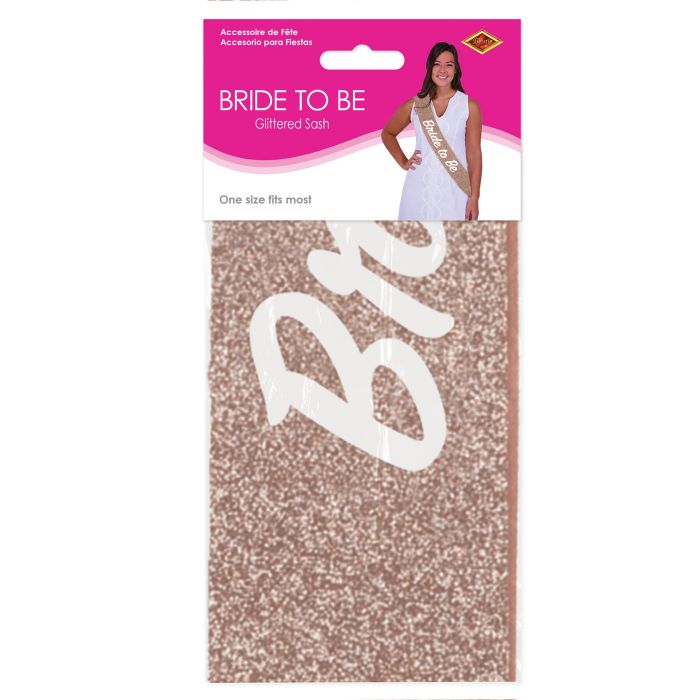 Bride To Be Glittered Sash