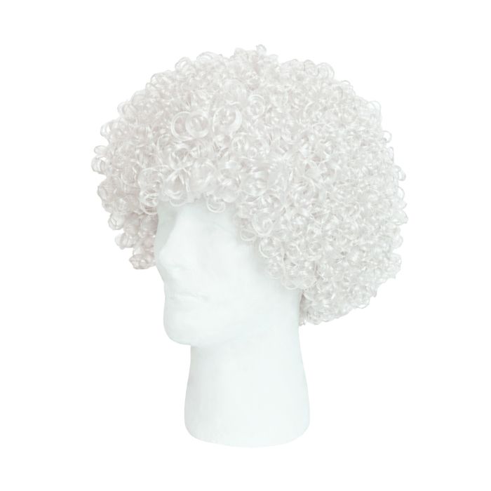 Curly Wig - White