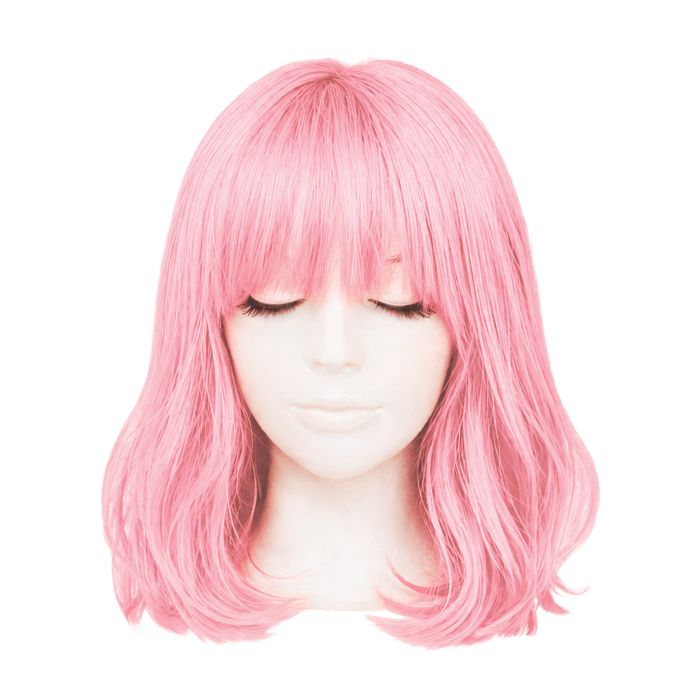Long Bob Wig - Pink