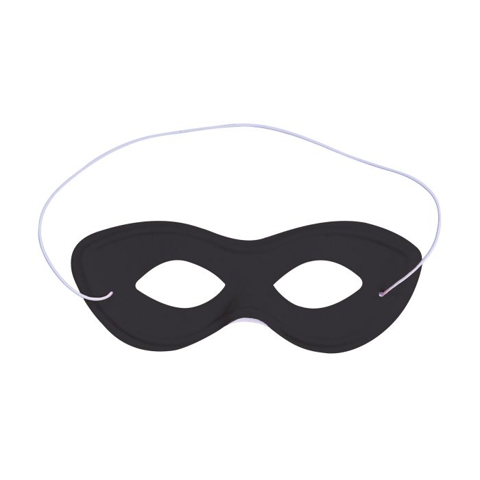 Fabric Hero/Domino Mask - Black
