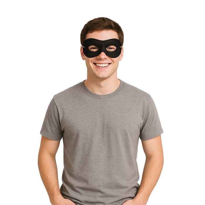 Fabric Hero/Domino Mask - Black