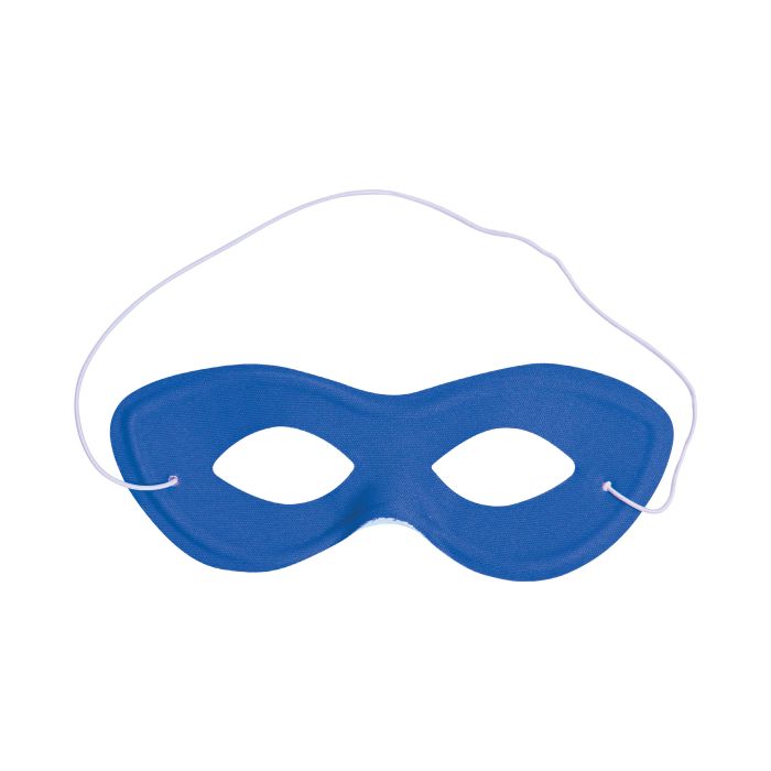 Fabric Hero/Domino Mask - Blue