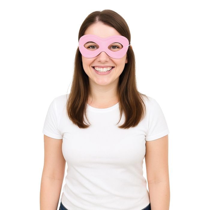 Fabric Hero/Domino Mask - Pink