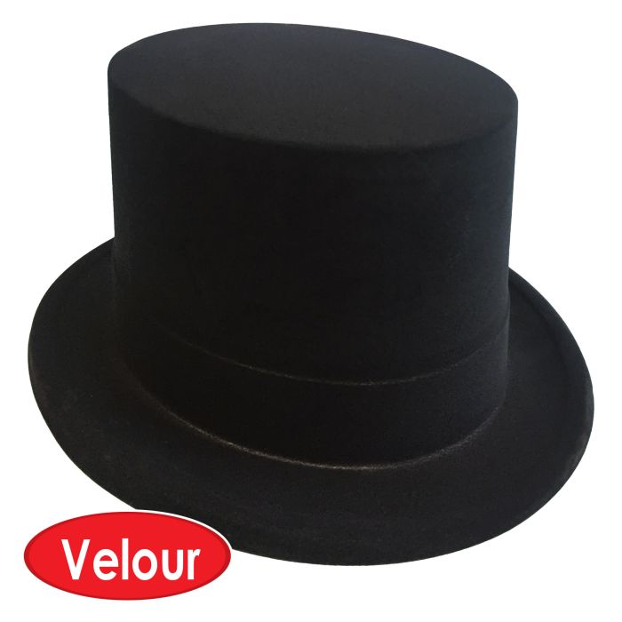 Black Velour Topper