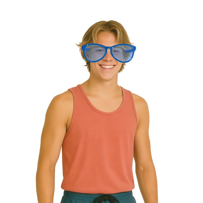 Jumbo Glasses - Blue