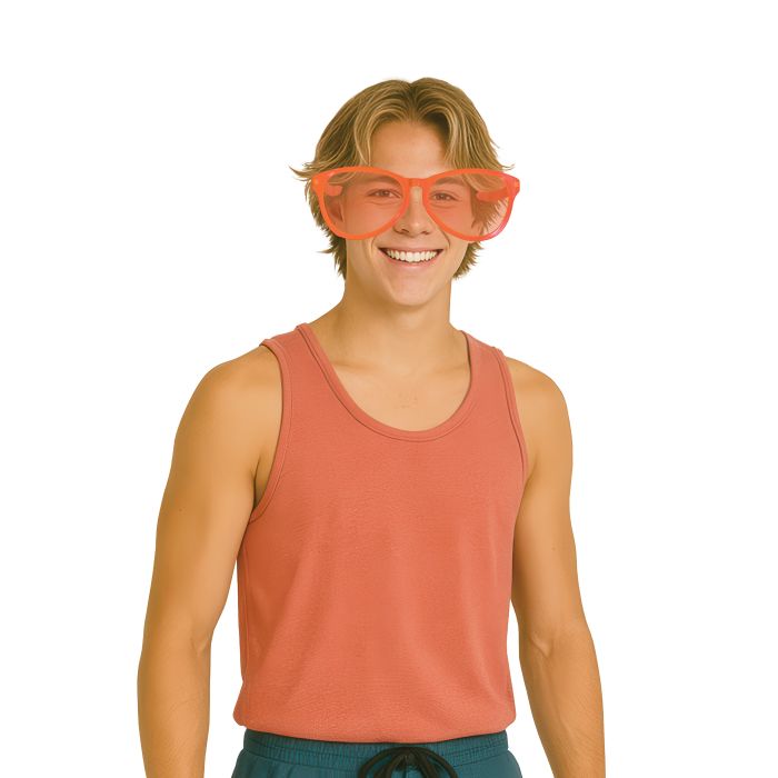 Jumbo Glasses - Orange