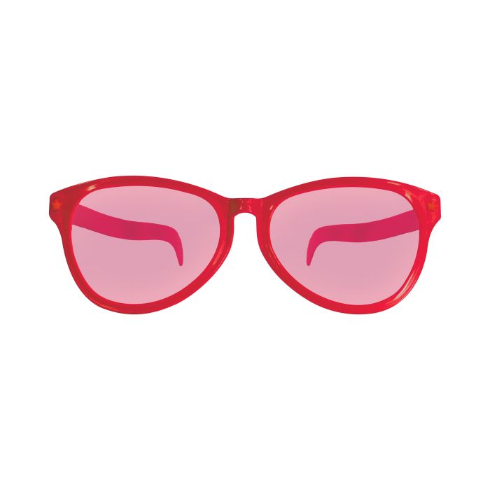 Jumbo Glasses - Red