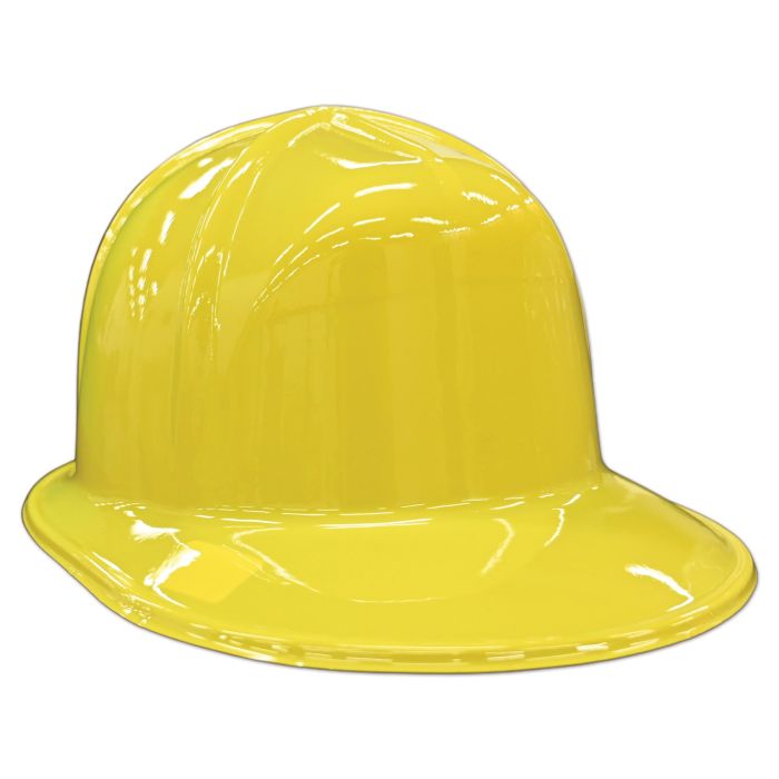 Yellow Plastic Construction Helmet