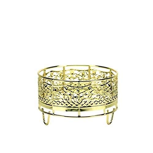 Small Decorative Container Holder - Gold