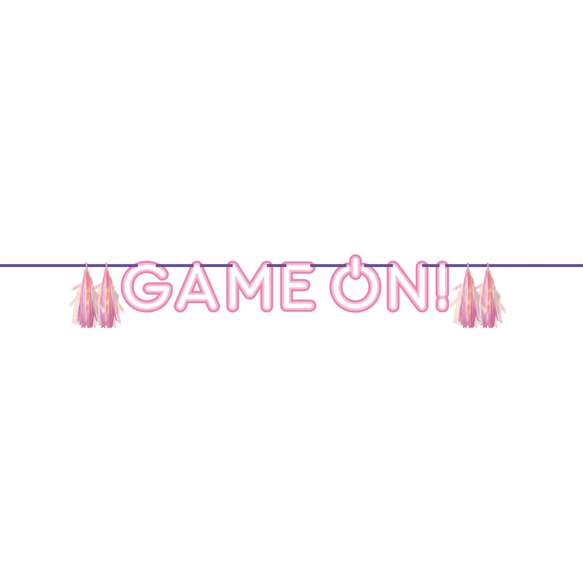 "Digital Game On" Tassel Banner