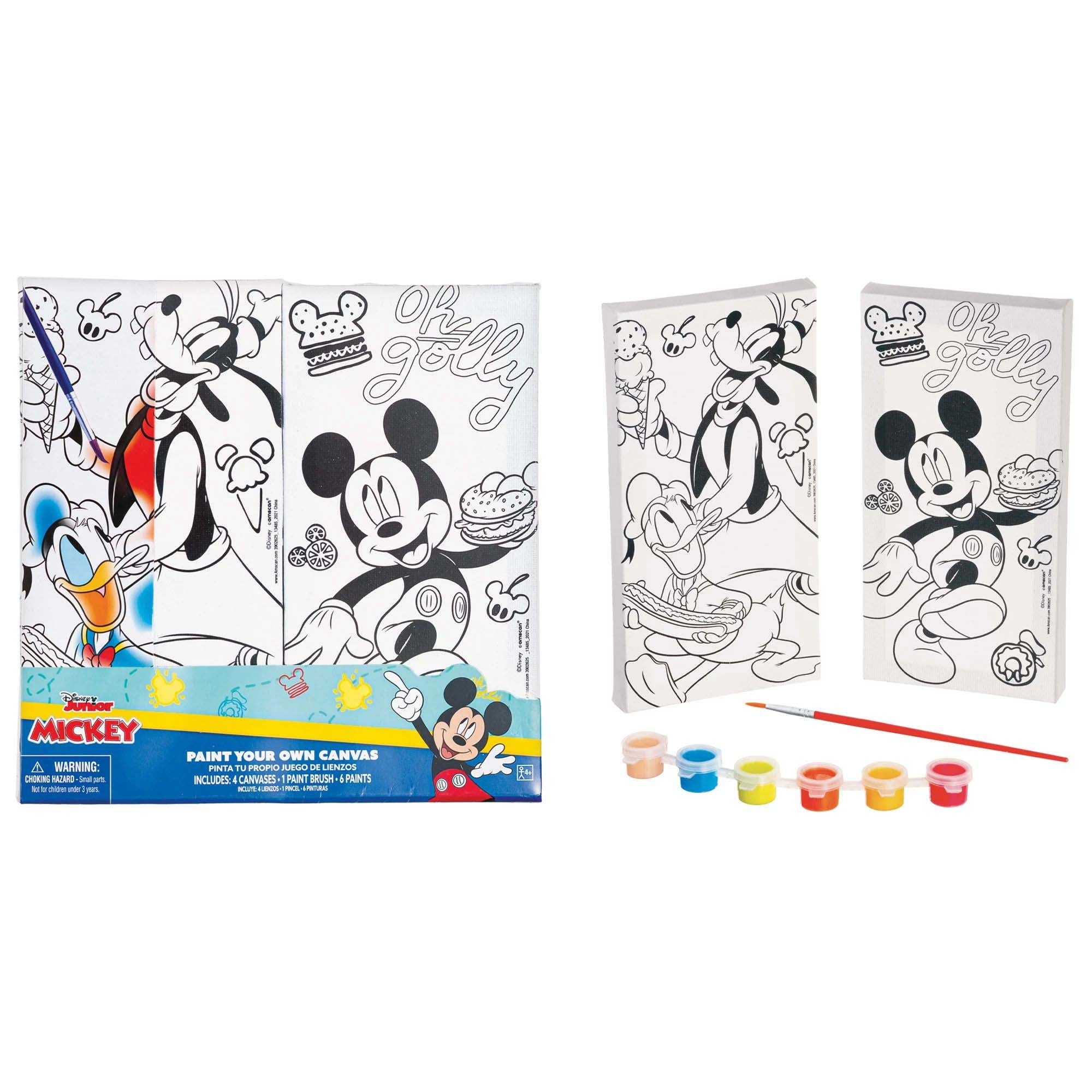 Disney Mickey Mouse Paint Your Own Canvas Set, 1 Count