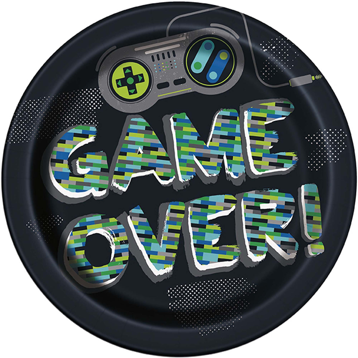 Gamer Birthday Round 9" Dinner Plates
