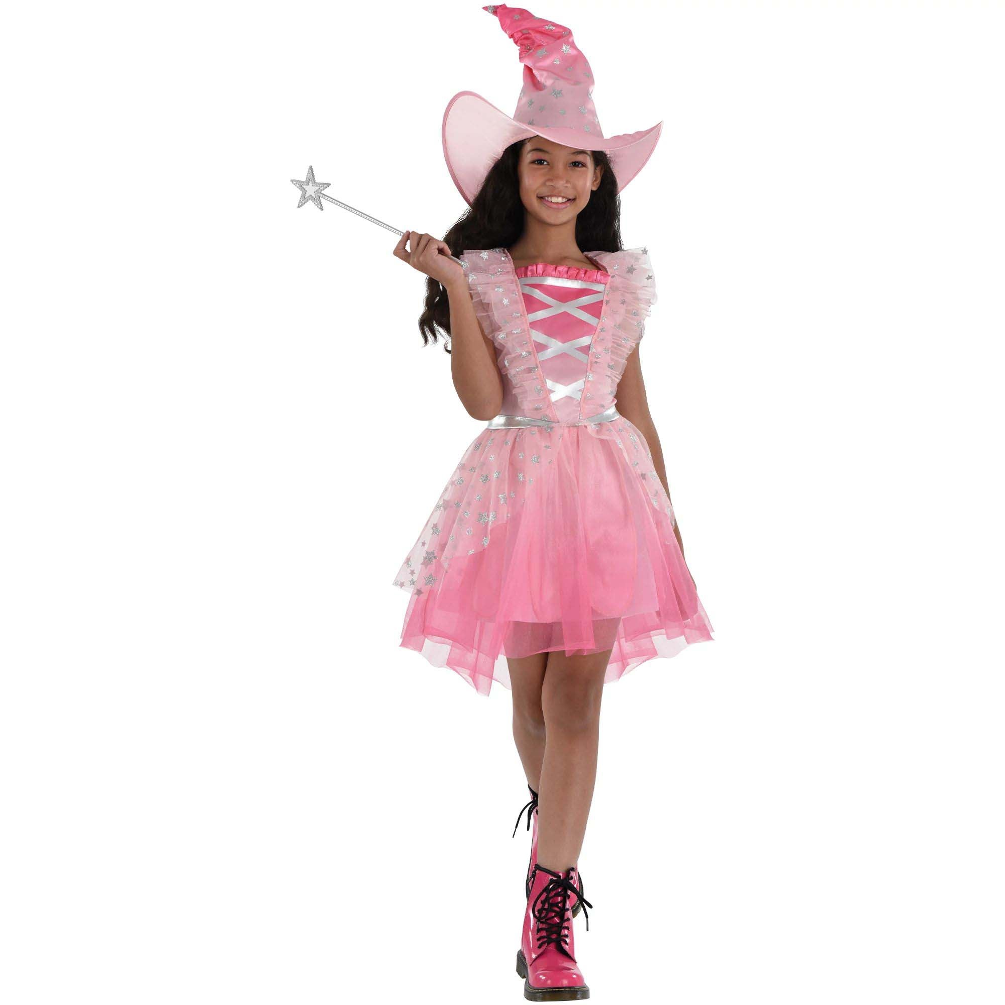 Pink Fairytale Witch Costume for Kids