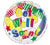 4" INFLATED GET WELL SOON STICK BALLOON