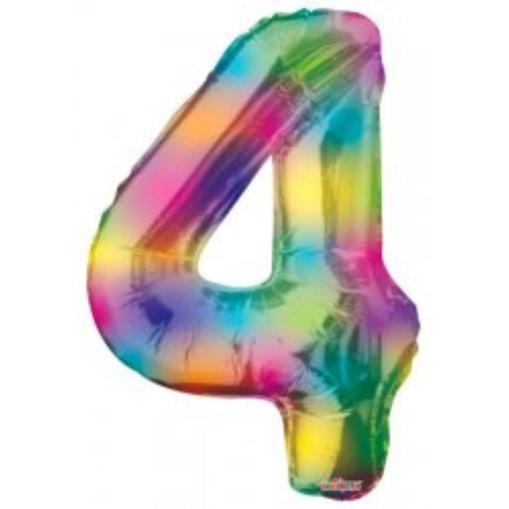 34" PKG NUMBER'S MULTICOLOR SHAPE