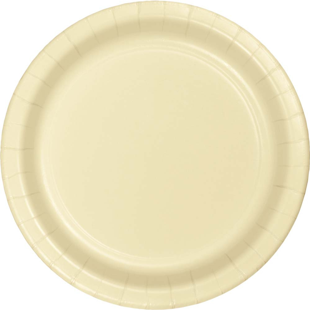 7" Paper Plate -Ivory