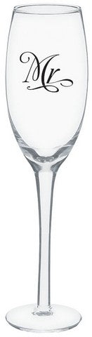 Toasting Glasses - Mr & Mrs 2/Pkg